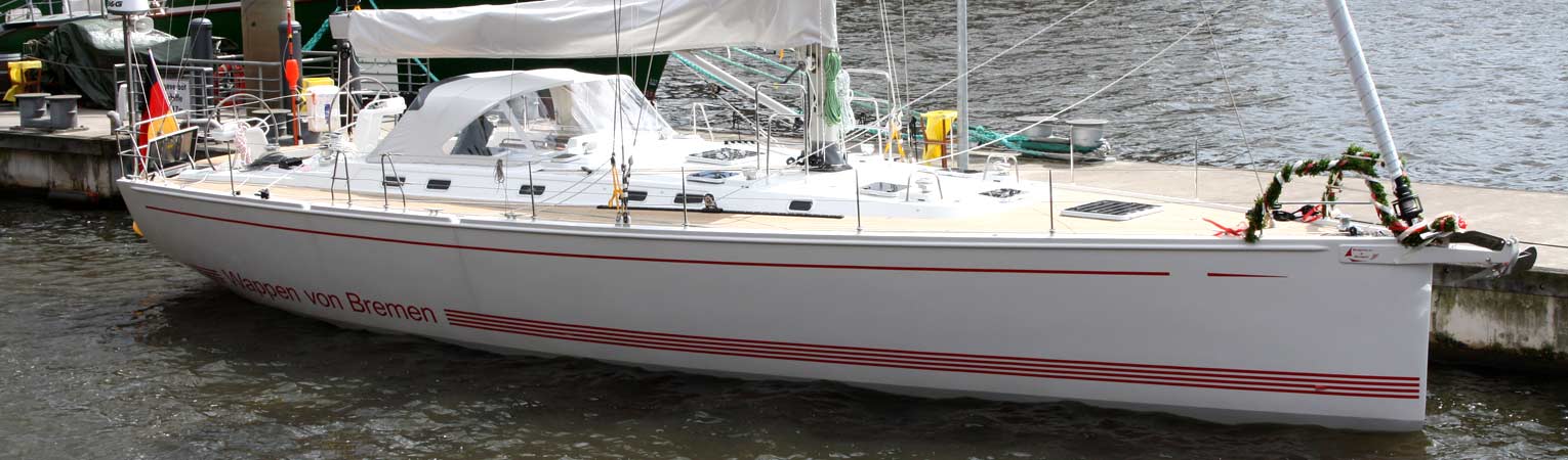 segelyacht aluminium schwenkkiel